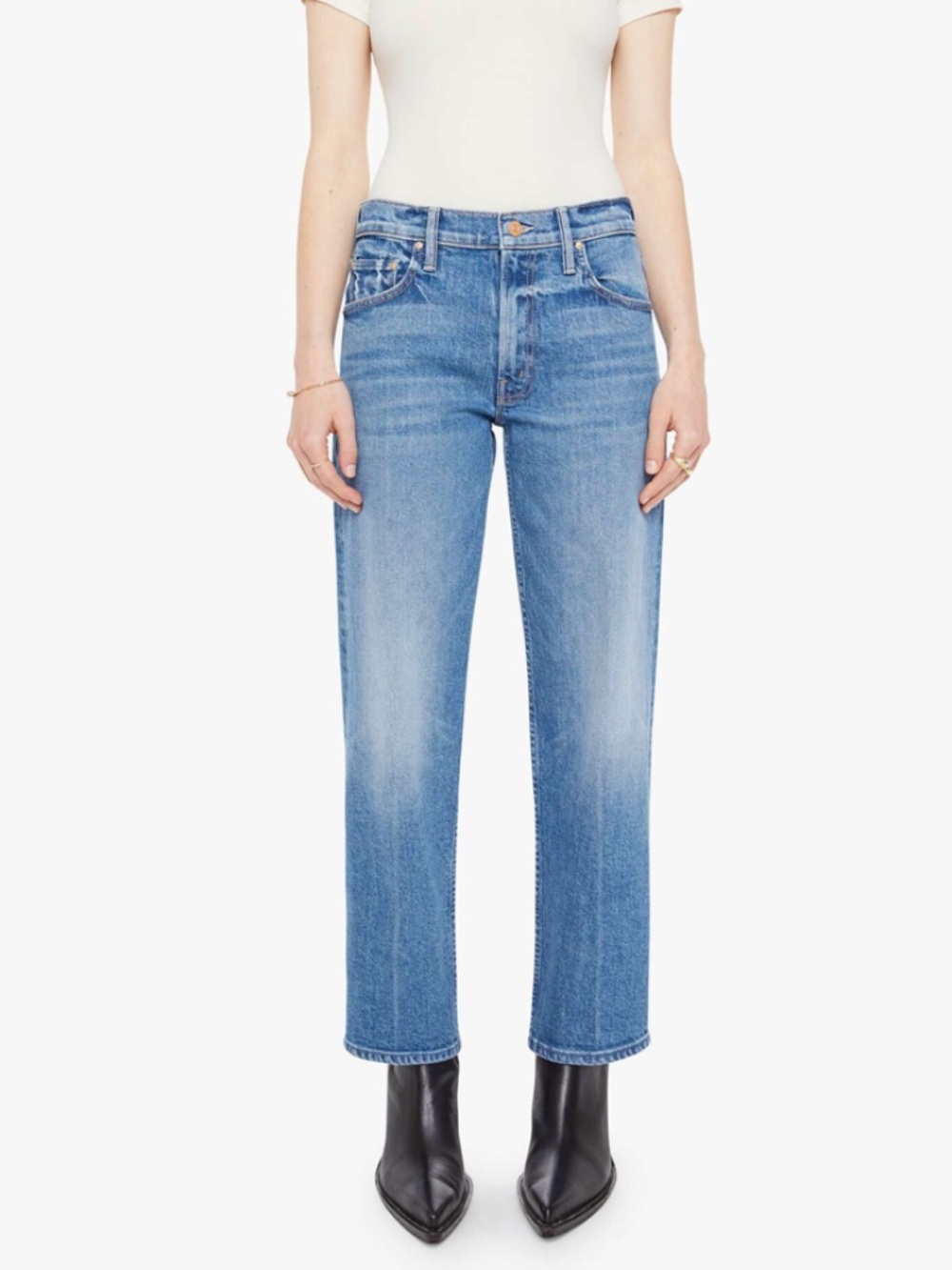 MOTHER Jeans - The Newbie Ankie, Hokey Pokey NWT, Size 25